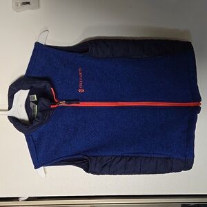 Free Country Boys' Youth Hybrid Vest (Electric Blue--Size M, 10/12)